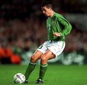 10 November 2001; Ian Harte of Republic of Ireland during the 2002 FIFA World Cup Qualification Play-Off Final First Leg match between Republic of Ireland and Iran at Lansdowne Road in Dublin. Photo by David Maher/Sportsfile