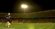 14 November 2001; Steve Staunton during a Republic of Ireland Squad Training Session at the Azadi Stadium in  Tehran, Iran. Photo by Brendan Moran/Sportsfile