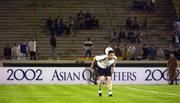 14 November 2001; Robbie Keane during a Republic of Ireland Squad Training Session at the Azadi Stadium in  Tehran, Iran. Photo by Brendan Moran/Sportsfile