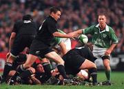 17 November 2001; Byron Kelleher of New Zealand during the International Friendly match between Ireland and New Zealand at Lansdowne Road in Dublin. Photo by Matt Browne/Sportsfile
