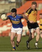 30 October 2016; Aidan Forker of Maghery Sean MacDiarmada in action against James McEnroe of Ramor United during the AIB Ulster GAA Football Senior Club Championship quarter-final game between Maghery Seán MacDiarmada and Ramor United at Athletic Grounds in Armagh. Photo by Philip Fitzpatrick/Sportsfile