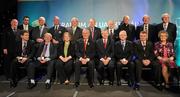 16 March 2011; The receipents of the GAA President's Award in the company of Uachtarán Cumann Lúthchleas Gael Criostóir Ó Cuana and Ard Stiúrthóir, Chumann Lúthchleas Gael, Páraic Duffy. GAA President's Awards 2011, Croke Park, Dublin. Picture credit: Brian Lawless / SPORTSFILE