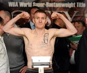 18 March 2011; Boxer Willie Casey during the weigh-in ahead of his Super Bantamweight World Title Fight against Guillermo Rigondeaux on Saturday night. Citywest Conference Centre, Saggart, Co. Dublin. Picture credit: Stephen McCarthy / SPORTSFILE