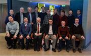 2 November 2016; The football selection committee for the 2016 GAA GPA All-Star Awards Sponsored by Opel, back row, from left, Kenny Archer, Irish News, Martin Breheny, Irish Independent, Michael Lyster, RTÉ TV Sport, Fintan O'Toole, The 42, Karl O'Kane, Irish Daily Star, Frank Roche, The Herald, Declan Bogue, The Belfast Telegraph, Micheal Clifford, Irish Daily Mail, Gordon Manning, Irish Sun and Dave McIntyre, Newstalk. Front row, from left, Colm Keys, Irish Independent, Brian Carthy, RTÉ Radio Sport, Uachtarán Chumann Lúthchleas Aogán Ó Fearghail, Seán Moran, Irish Times, Seán McGoldrick, Sunday World, and Pat Nolan, Irish Mirror. Missing from photo is John Fogarty, Irish Examiner. All-Star Suite, Croke Park in Dublin. Photo by Piaras Ó Mídheach/Sportsfile