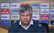 2 November 2016; Zenit St Petersburg manager Mircea Lucescu during a press conference ahead of the UEFA Europa League Group D Matchday 4 match between Zenit St Petersburg and Dundalk at Stadion Pertrovskiy in St Petersburg, Russia. Photo by David Maher/Sportsfile