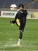 2 November 2016; Ciaran Kilduff of Dundalk during squad training at Stadion Pertrovskiy in St Petersburg, Russia. Photo by David Maher/Sportsfile