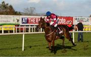 5 November 2016; Valseur Lido, with Ruby Walsh up, on their way to winning the JNwine.com Champion steeplechase race at Down Royal Racecourse in Lisburn, Co.Down. Photo by Oliver McVeigh/Sportsfile