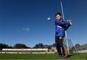 6 November 2016; St Rynagh's supporter Ciaran McGarver, age 10, ahead the AIB Leinster GAA Hurling Senior Club Championship quarter-final game between Oulart-The Ballagh and St Rynagh's at Innovate Wexford Park in Wexford. Photo by Matt Browne/Sportsfile