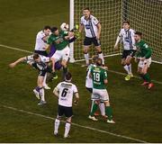 6 November 2016; Alan Bennett of Cork City has a header on goal cleared during the Irish Daily Mail FAI Cup Final match between Cork City and Dundalk at Aviva Stadium in Lansdowne Road, Dublin. Photo by Stephen McCarthy/Sportsfile