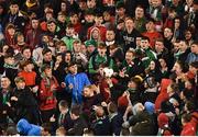 6 November 2016; Cork City supporters during the Irish Daily Mail FAI Cup Final match between Cork City and Dundalk at Aviva Stadium in Lansdowne Road, Dublin. Photo by Stephen McCarthy/Sportsfile