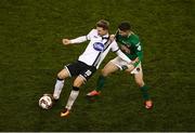 6 November 2016; Ronan Finn of Dundalk in action against Seán Maguire of Cork City during the Irish Daily Mail FAI Cup Final match between Cork City and Dundalk at Aviva Stadium in Lansdowne Road, Dublin. Photo by Stephen McCarthy/Sportsfile