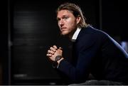 7 November 2016; Republic of Ireland's Jeff Hendrick wearing the Citizen Eco-Drive Satellite Wave-World Time GPS watch at Tower Jewellers in Blanchardstown Shopping Centre, Dublin. Photo by Cody Glenn/Sportsfile