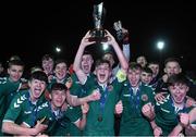 9 November 2016; Stephen Morley captain of Bohemians lifts the cup as his team-mates celebrate after the Mark Farren Memorial Cup match between St. Patrick’s Athletic and Bohemians at Richmond Park in Inchicore, Dublin 8. Photo by Matt Browne/Sportsfile