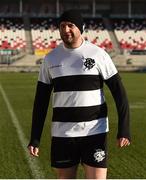 10 November 2016; Dan Tuohy of Barbarians RFC during the captain's run at Kingspan Stadium in Ravenhill Park, Belfast. Photo by Oliver McVeigh/Sportsfile