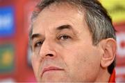 11 November 2016; Austria manager Marcel Koller during a press conference at the Ernst Happel Stadium in Vienna, Austria. Photo by David Maher/Sportsfile