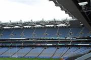 1 April 2011; A general view of one of two Hawk-Eye Innovations Ltd cameras which has been installed for testing at Croke Park in advance of Dublin's Allianz Hurling and Football League games, against Kilkenny and Down, to be played on Saturday April 2nd at the venue. Croke Park, Jones Road, Dublin. Picture credit: Brian Lawless / SPORTSFILE