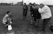 10 September 1992; Manus Boyle of Donegal poses for photographers at a training session in Ballybofey, Donegal, prior to the 1992 All-Ireland Football Final against Dublin. Photo by Ray McManus/Sportsfile