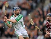 17 March 2011; Brian Dowling, O’Loughlin Gaels, in action against Conor Forde, Clarinbridge. AIB GAA Hurling All-Ireland Senior Club Championship Final, Clarinbridge v O’Loughlin Gaels, Croke Park, Dublin. Picture credit: Ray McManus / SPORTSFILE