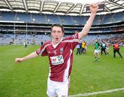 17 March 2011; Éanna Murphy, Clarinbridge, celebrates after the game. AIB GAA Hurling All-Ireland Senior Club Championship Final, Clarinbridge v O’Loughlin Gaels, Croke Park, Dublin. Picture credit: Ray McManus / SPORTSFILE