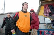 2 April 2011; Keith Gillespie, Longford Town, makes his way out on to the pitch before the game. Airtricity League First Division, Longford Town v Athlone Town, Flancare Park, Longford. Photo by Sportsfile