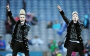 2 April 2011; Jedward entertain the crowd between the two games. Supporters and Entertainment at the final night of the Allianz League Spring Series, Croke Park, Dublin. Picture credit: Brendan Moran / SPORTSFILE