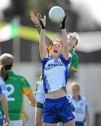 3 April 2011; Amanda Casey, Monaghan, in action against Karen Gutherie, Donegal. Bord Gáis Energy National Football League Division One, Monaghan v Donegal, St Mellans Park, Truagh, Co. Monaghan. Picture credit: Brendan Moran / SPORTSFILE