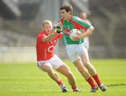 3 April 2011; Alan Freeman, Mayo, in action against Michael Shields, Cork. Allianz Football League Division 1 Round 6, Mayo v Cork, McHale Park, Castlebar, Co. Mayo. Picture credit: Stephen McCarthy / SPORTSFILE