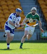 3 April 2011; Shane Walsh, Waterford, in action against David Kenny, Offaly. Allianz Hurling League Division 1 Round 6, Offaly v Waterford, O'Connor Park, Tullamore, Co. Offaly. Picture credit: Ken Sutton / SPORTSFILE