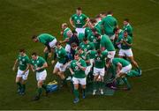 18 November 2016; Ireland players break away after having their traditional team photograph during the captain's run at the Aviva Stadium in Dublin. Photo by Stephen McCarthy/Sportsfile