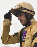 20 November 2016; Jockey Ruby Walsh after winning the StanJames.com Morgiana Hurdle on Nichols Canyon at Punchestown Racecourse in Naas, Co. Kildare. Photo by Ramsey Cardy/Sportsfile