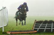 20 November 2016; Simenon, with David Mullins up, jump the last during the StanJames.com Morgiana Hurdle at Punchestown Racecourse in Naas, Co. Kildare. Photo by Ramsey Cardy/Sportsfile