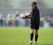 10 April 2011; Referee Eddie Kinsella. Allianz Football League, Division 1, Round 7, Monaghan v Mayo, Inniskeen, Co. Monaghan. Picture credit: Brian Lawless / SPORTSFILE