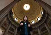 22 November 2016; Boxer Katie Taylor poses for a portrait following a press conference at City Hall in Dublin. Photo by Stephen McCarthy/Sportsfile