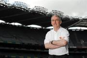 11 April 2011; At the announcement of eircom’s sponsorship of the GAA Football Championship is Tyrone manager Mickey Harte. The sponsorship, which is for an initial three years, will see eircom partner the GAA to harness technological advances and new communication channels which will allow football fans experience more, on and off the pitch. Croke Park, Dublin. Picture credit: Stephen McCarthy / SPORTSFILE