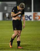 24 November 2016; A dejected John Mountney of Dundalk at the end of the UEFA Europa League Group D Matchday 5 match between Dundalk and AZ Alkmaar at Tallaght Stadium in Tallaght, Co. Dublin. Photo by David Maher/Sportsfile