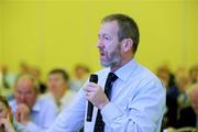 16 April 2011; Former GAA President Sean Kelly speaking during the GAA Annual Congress 2011. Mullingar Park Hotel, Mullingar, Co. Westmeath. Picture credit: Ray McManus / SPORTSFILE