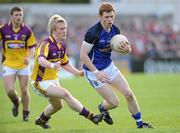 16 April 2011; Niall McDermott, Cavan, in action against Sean Gaule, Wexford. Cadbury GAA All-Ireland Football U21 Championship Semi-Final, Cavan v Wexford, Parnell Park, Dublin. Picture credit: Matt Browne / SPORTSFILE