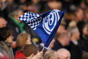 16 April 2011; A Cavan supporter waves their counties flag after they score. Cadbury GAA All-Ireland Football U21 Championship Semi-Final, Cavan v Wexford, Parnell Park, Dublin. Picture credit: Barry Cregg / SPORTSFILE