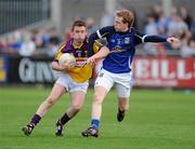 16 April 2011; Emmet Kent, Wexford, in action against Kevin Meehan, Cavan. Cadbury GAA All-Ireland Football U21 Championship Semi-Final, Cavan v Wexford, Parnell Park, Dublin. Picture credit: Barry Cregg / SPORTSFILE