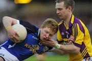 16 April 2011; Niall McDermott, Cavan, in action against James Breen, Wexford. Cadbury GAA All-Ireland Football U21 Championship Semi-Final, Cavan v Wexford, Parnell Park, Dublin. Picture credit: Barry Cregg / SPORTSFILE