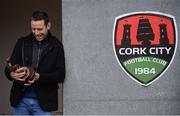 1 December 2016; Alan Bennett of Cork City who was presented with the SSE Airtricity/SWAI Player of the Month Award for November 2016 at Cork City Training Ground in Bishopstown in Cork.  Photo by Seb Daly/Sportsfile