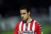 22 April 2011; A disappointed Eamon Zayed, Derry City,  after the final whistle. Airtricity League Premier Division, Derry City v St Patrick's Athletic, The Brandywell, Derry. Picture credit: Oliver McVeigh / SPORTSFILE