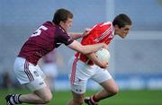 23 April 2011; Andy McDonnell, Louth, in action against Ger Egan, Westmeath. Allianz GAA Football Division 3 Final, Louth v Westmeath, Croke Park, Dublin. Picture credit: Ray McManus / SPORTSFILE