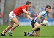 24 April 2011; Diarmuid Connolly, Dublin, in action against Ray Carey, Cork. Allianz Football League Division 1 Final, Dublin v Cork, Croke Park, Dublin. Picture credit: Stephen McCarthy / SPORTSFILE