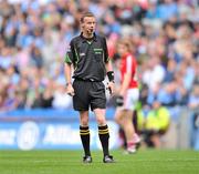 24 April 2011; Referee Joe McQuillan during the game. Allianz Football League Division 1 Final, Dublin v Cork, Croke Park, Dublin. Picture credit: David Maher / SPORTSFILE