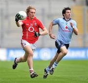 24 April 2011; Denis O'Sullivan, Cork, in action against Michael Daragh McAuley, Dublin. Allianz Football League Division 1 Final, Dublin v Cork, Croke Park, Dublin. Picture credit: David Maher / SPORTSFILE