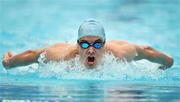 30 April 2011; Philip Duffy, St Paul's Swimming Club, in action during his heat of the Men's 200m Butterfly at the Irish National Long Course Swimming Championships 2011. National Aquatic Centre, Abbotstown, Co. Dublin. Picture credit: Brendan Moran / SPORTSFILE