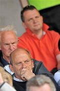 30 April 2011; Former Clare hurling manager Ger Loughnane during the game, with Waterford hurling manager Davy Fitzgerald, behind. Allianz Hurling League Division 2 Final, Clare v Limerick, Cusack Park, Ennis, Co. Clare. Picture credit: David Maher / SPORTSFILE