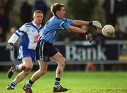 6 January 2002; Eoin Bennis of Dublin shoots to score a goal during the 2002 Football Blue Stars Exibition Game between Blue Stars and Dublin at Thomas Davis GAA Club in Tallaght, Dublin. Photo by Ray McManus/Sportsfile