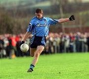 6 January 2002; Darren Magee of Dublin during the 2002 Football Blue Stars Exibition Game between Blue Stars and Dublin at Thomas Davis GAA Club in Tallaght, Dublin. Photo by Brian Lawless/Sportsfile